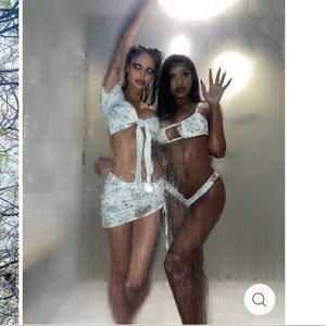 Sahara Ray Swim Moonlight Frolic Bikini & Skirt Set